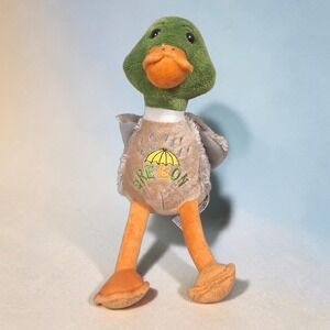 Souvies Oregon Mallard Duck Plush 2010 RGU Group Souvenir Toy Green Head Orange